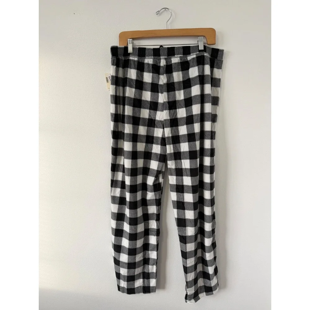 Aeropostale Women's Black & White Checkered Sleep Pants – Size Large – NWT - Picture 6 of 6